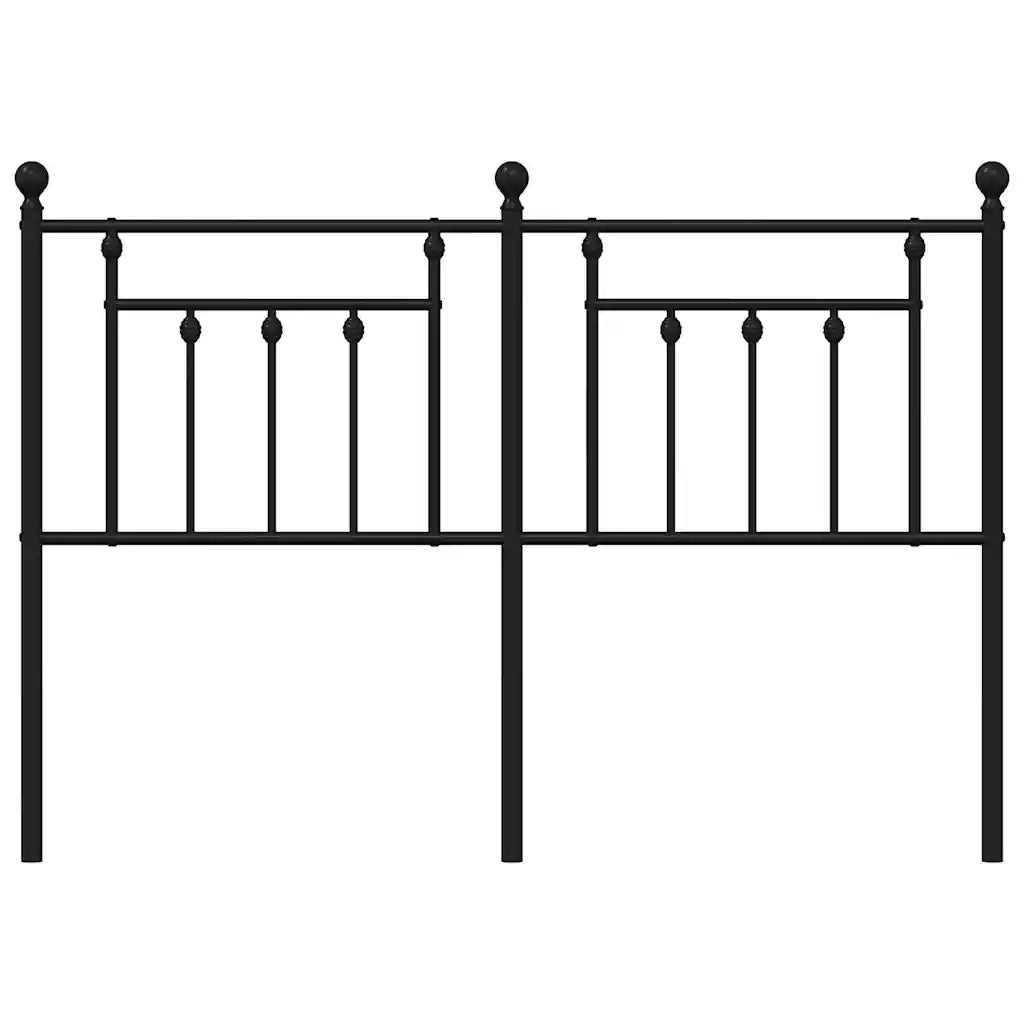 Testiera di Ricambio in Metallo Nero 150 cm 353571