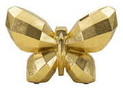 Vaso Butterfly Gold 22,5x8x15 cm in Resina Oro