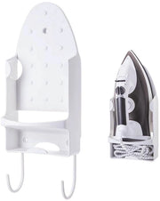 Sostegno per ferro da stiro - Materiale PBT termoresistente - Progettato per risparmiare spazio - Dimensioni 31 x 15 x 11 cm - Organizza la tua casa - Sostegno per ferro da stiro