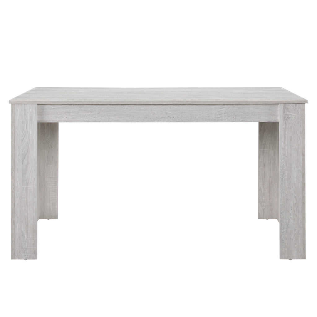 Tavolo da Pranzo Nora Tavolo da Cucina Fino a 6 Posti 77x140x90cm Effetto Rovere Bianco [en.casa]