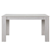 Tavolo da Pranzo Nora Tavolo da Cucina Fino a 6 Posti 77x140x90cm Effetto Rovere Bianco [en.casa]