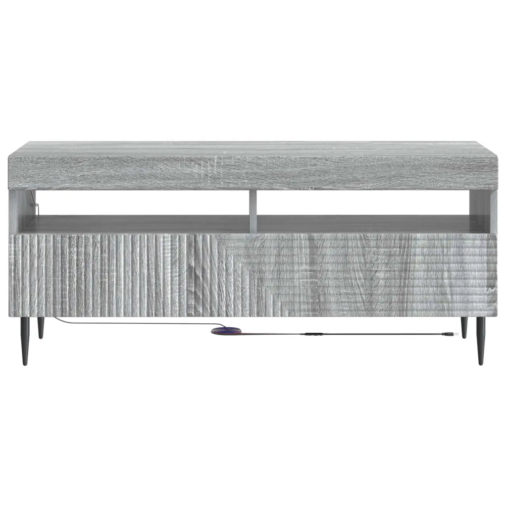 Mobile TV LED Sonoma grigio Legno ingegnerizzato 896991