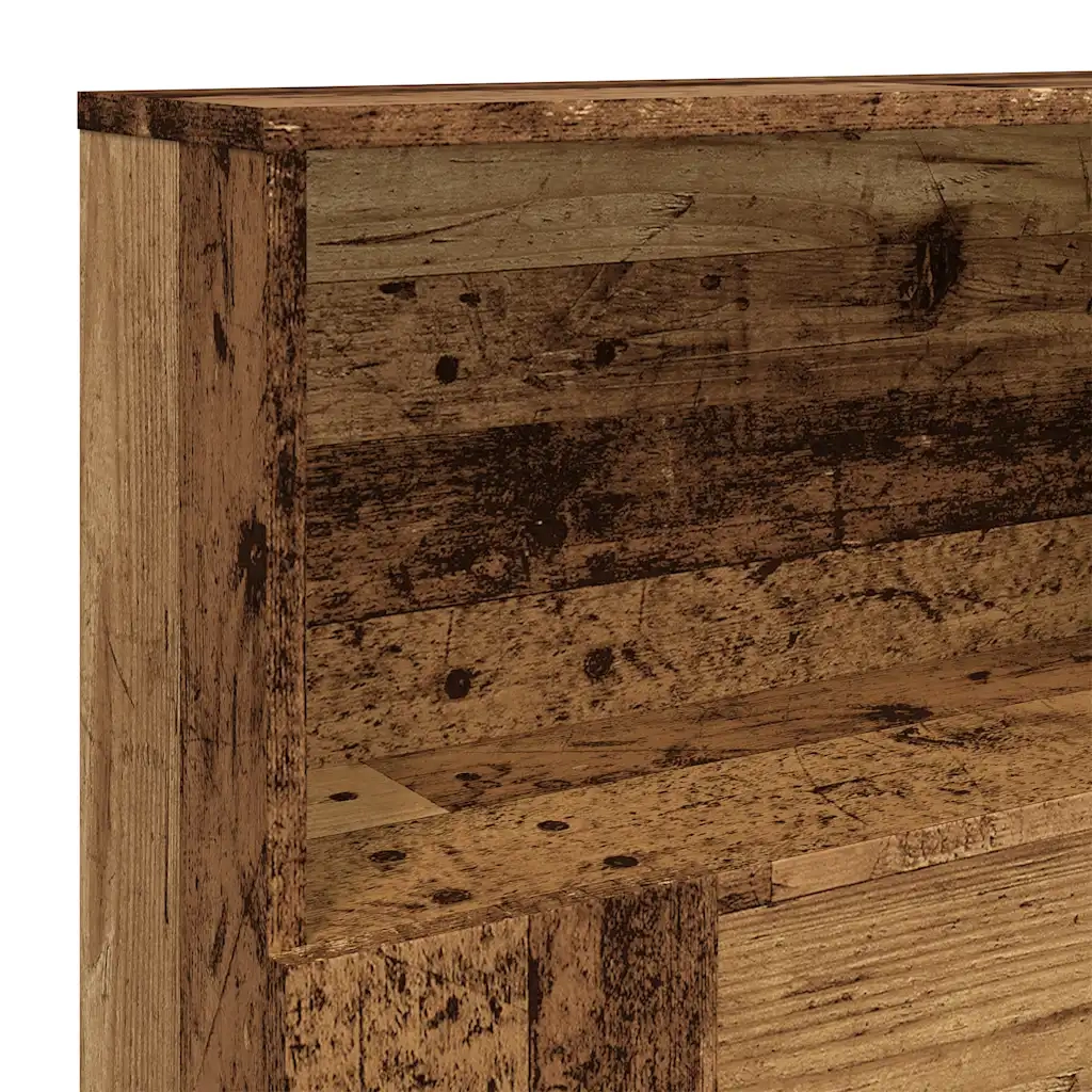 Testiera con Contenitore Legno 180x19x103,5 cm in Truciolato
