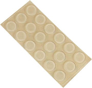 Pavimento anti-slip siliconico trasparente autoadesivo senza buchi 20 mm di diametro 3 mm di spessore [18 pezzi] - Mobili, porte, finestre, ante, cassetti Lavastoviglie