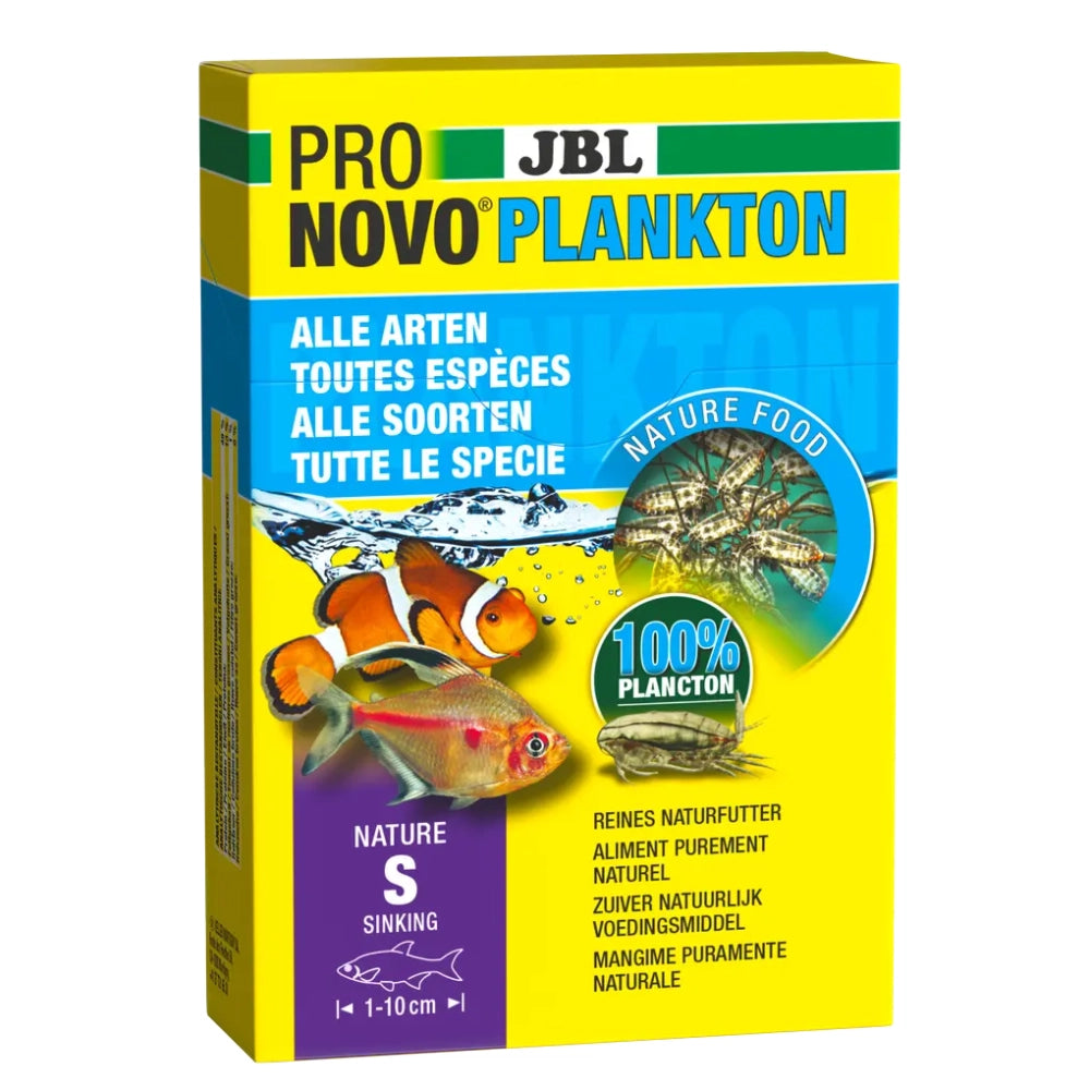 JBL ProNovo Plankton 8x10ml - Mangime a base di plancton per pesci d’acquario