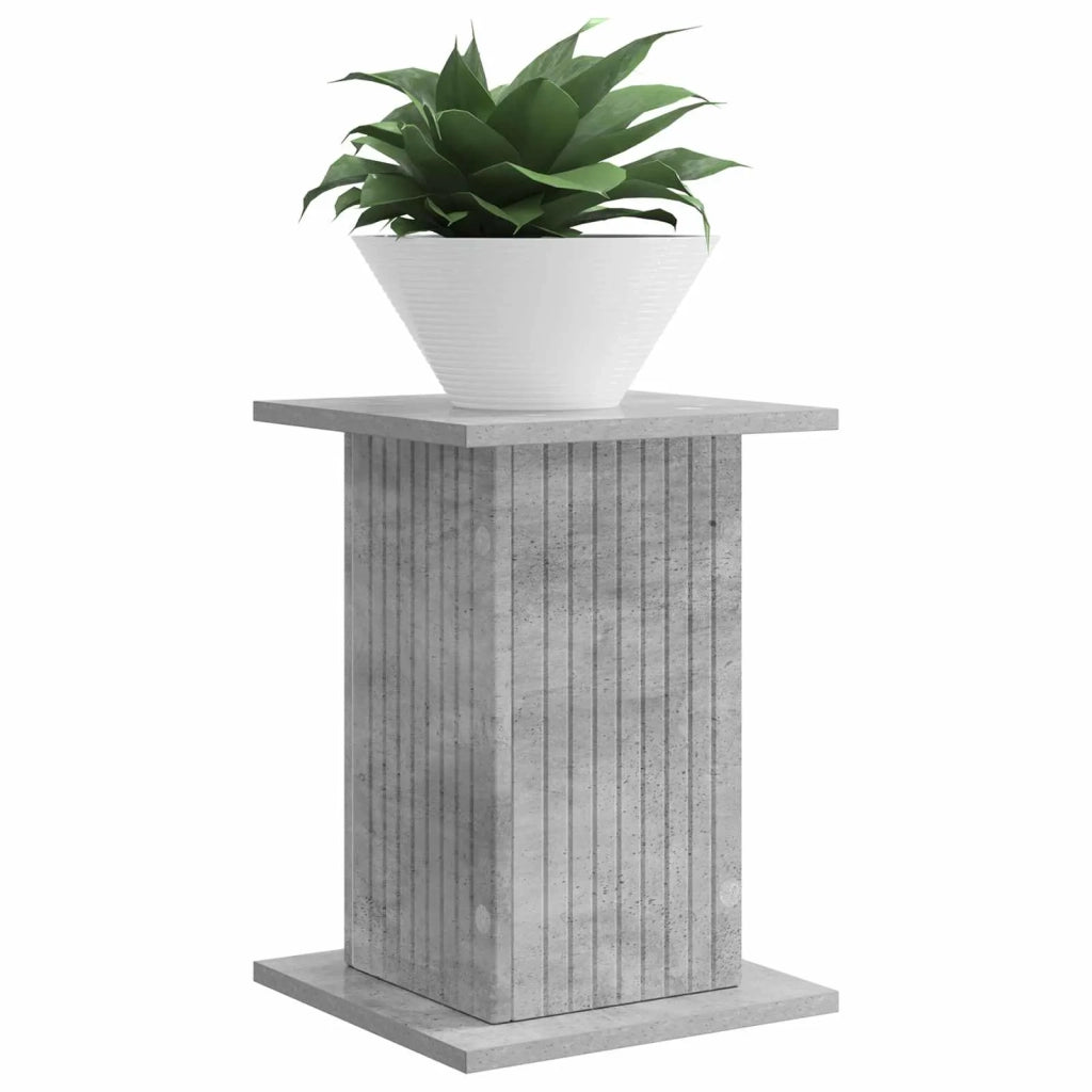 Supporto per piante | Sostegno per piante Grigio Cemento 30,5 x 30 x 43 cm
