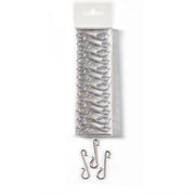 Ganci argento cm 4 plastica
