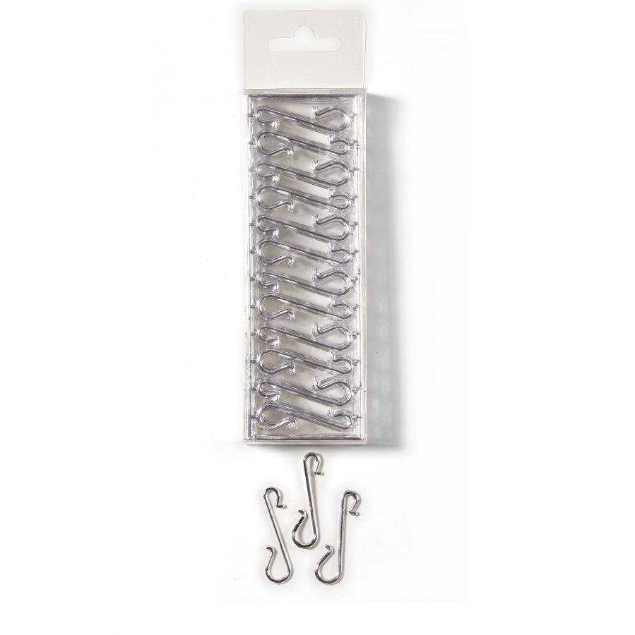 Ganci argento cm 4 plastica