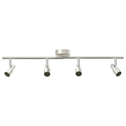 Faretto da soffitto moderno orientabile design chic 70 x 9 x 12,5 cm acciaio nichel spazzolato 02_0058316