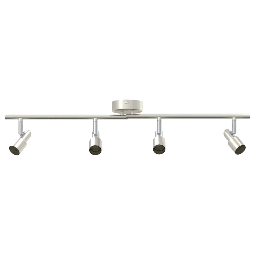 Faretto da soffitto moderno orientabile design chic 70 x 9 x 12,5 cm acciaio nichel spazzolato 02_0058316