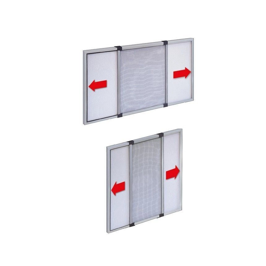 Zanzariera Estensibile 70X50 Grigia Telesio