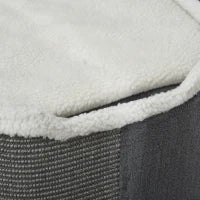 Albero Tiragraffi per Gatti a 3 Livelli in Legno e Tessuto Vellutato Sisal, 40 x 40 x 74 cm, Grigio
