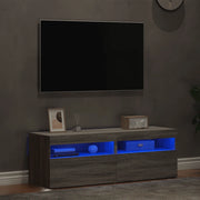 Mobili TV con Luci LED 2 pz Grigio Sonoma 60x35x40 cm 815681