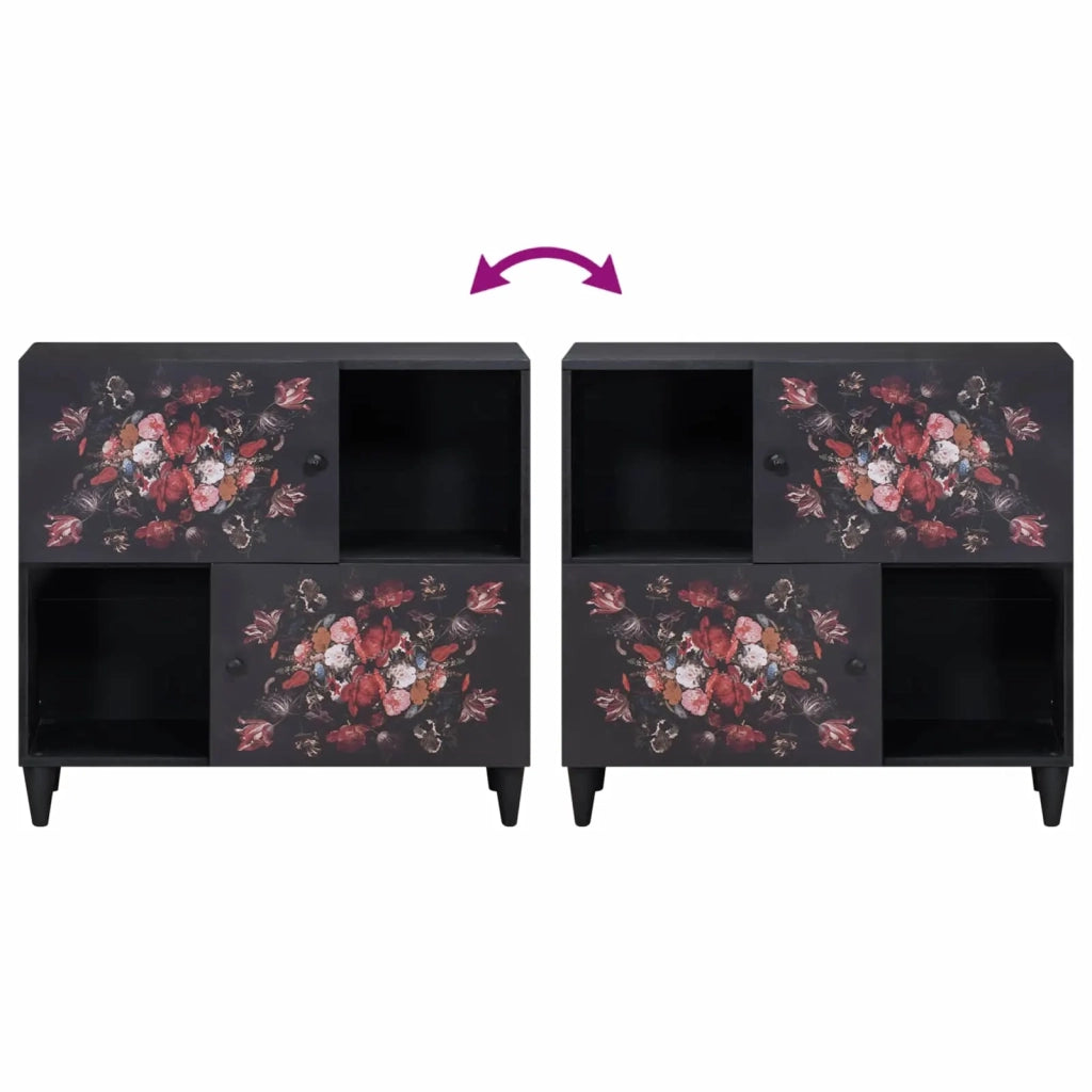 Armadi di Stoccaggio con porta Multicolore 80 x 33,5 x 75 cm