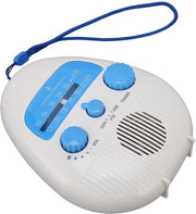 Radio da bagno acqua resistente - AM FM - Altoparlante integrato - Spatwaterdicht - Ideale per bagno e uso all'aperto - Bluetooth - Per uso con dispositivi Bluetooth