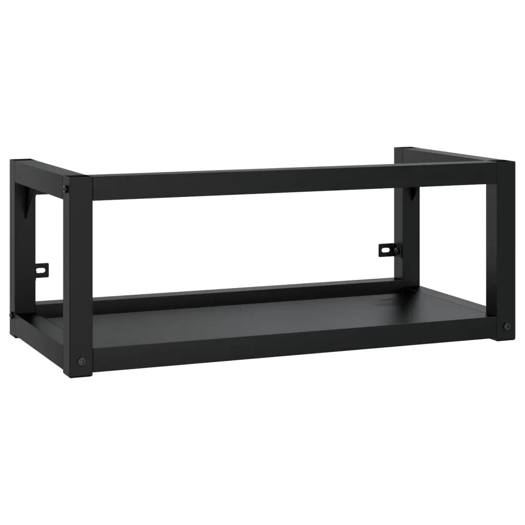 Telaio per Lavabo da Bagno con Lavabo Integrato Nero in Ferro CFW1530993