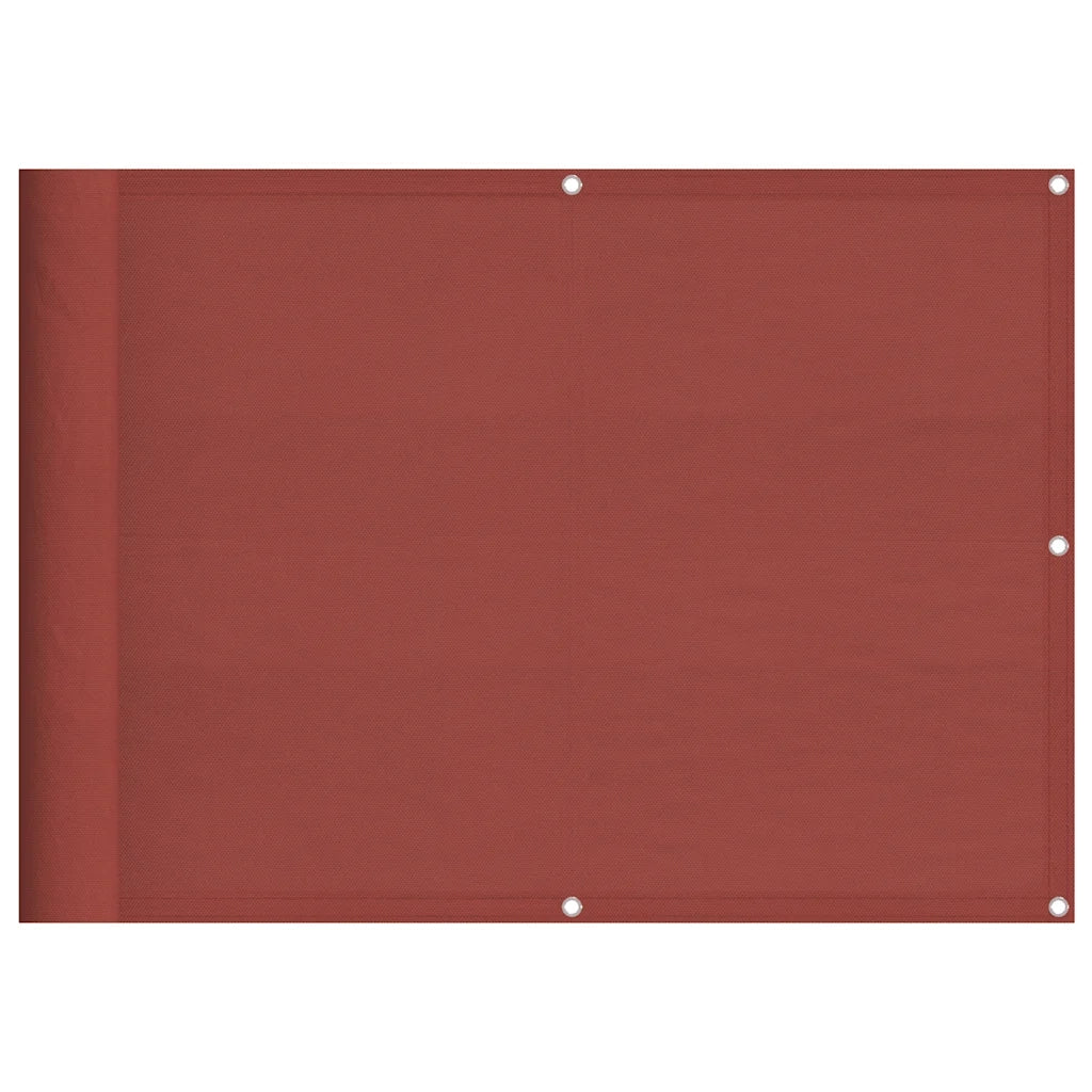 Paravento Balcone Terracotta 75x1000 cm 100% Poliestere Oxford CFW1130192
