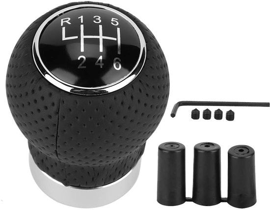 Pomello a Sfere 6 Velocità - Design Ergonomico - Materiale ABS - Incluso Set di Viti - Adattamento Perfetto - Interruttore a Sfere