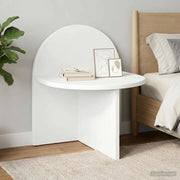 Comodino Bianco 40 x 35,5 x 45,5 cm Legno ingegnerizzato