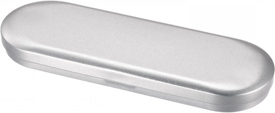 Set da cucina in acciaio inossidabile a 2 pezzi con coperchio girevole - Argento - Supporto - Formato compattibile - Soluzione di organizzazione - Accessorio da cucina - Materiale duraturo - 17,5 x 6 x 1,8 cm - Pratico e stile