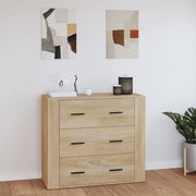 Credenza Rovere Sonoma 80x33x70 cm in Legno Multistrato cod mxl 9399