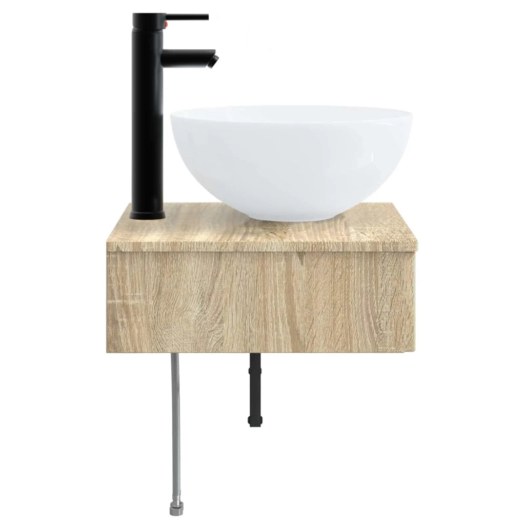 Lavabo da Parete Rovere Sonoma 40 x 41 x 40,5 cm CFW1535537