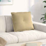 Cuscino per Schiena Grigio Verde 60 x 50 cm Tessuto in Cords 42014697