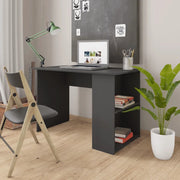 Scrivania Grigia 110x60x73 cm in Legno Multistrato 800578