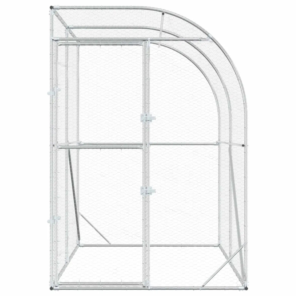 Pollaio Argento 200 x 200 x 215 cm Acciaio zincato 42042538