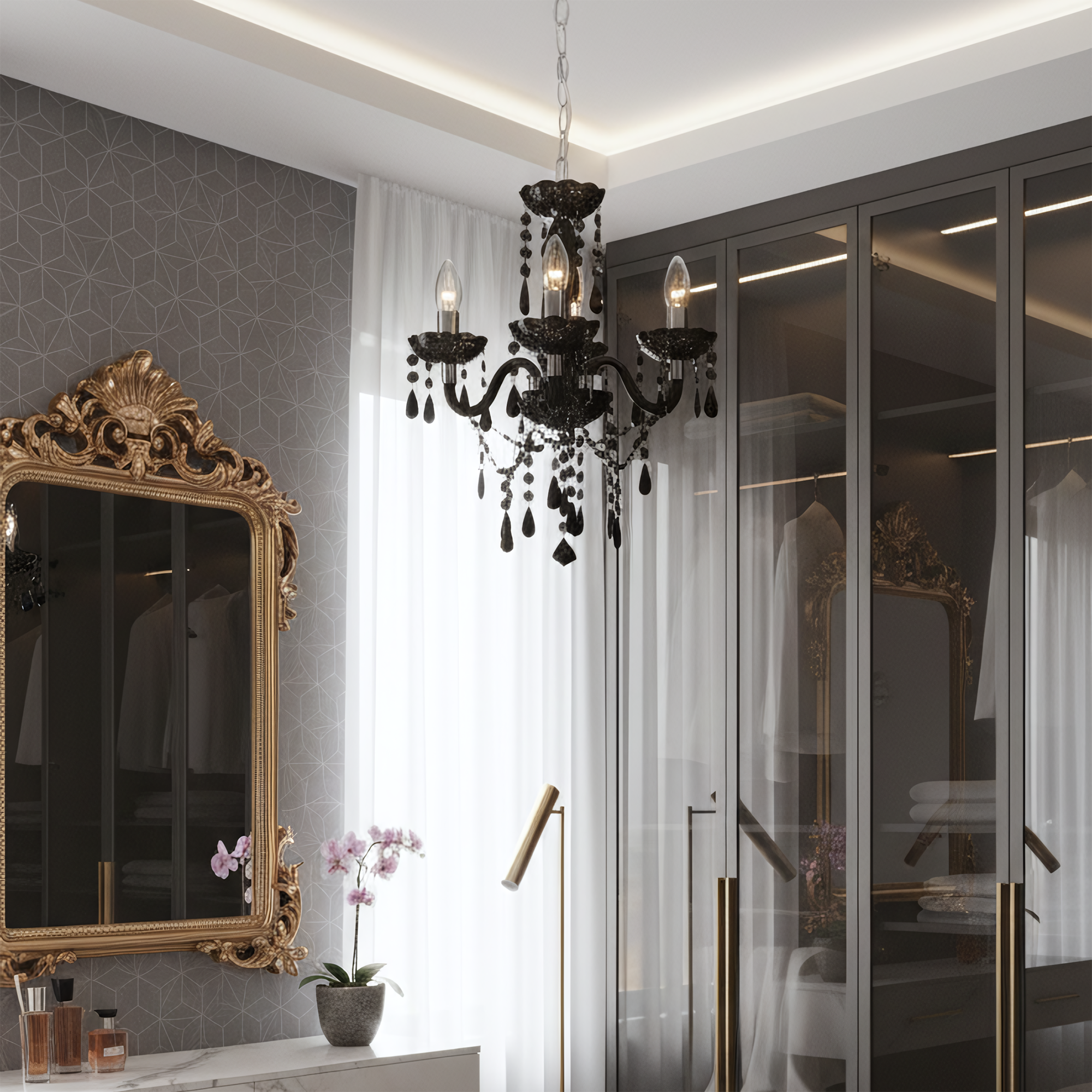 Lampada Da Soffitto Ebt005-3cp Black