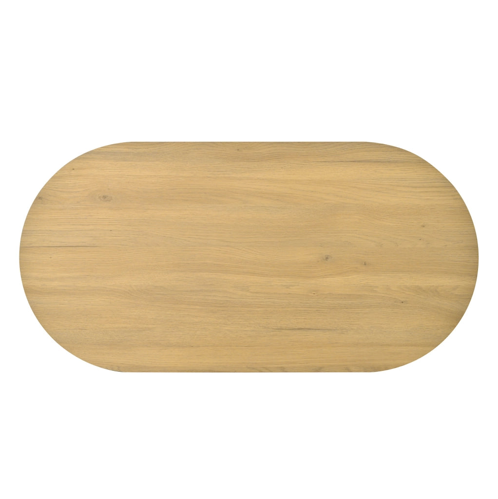 Tavolino da salotto sollevabile 110x55;5x40 cm in MDF colore legno naturale