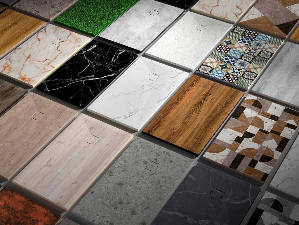 PIATTO DOCCIA MODELLO 3D - 140 X 80 - COLORE MARMOL CREMA