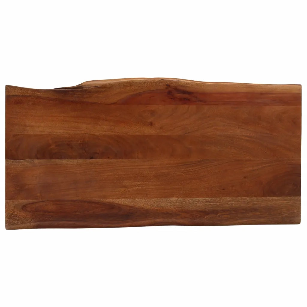 Tavolino ambra 110x55x40 cm in Legno Massello di Acacia