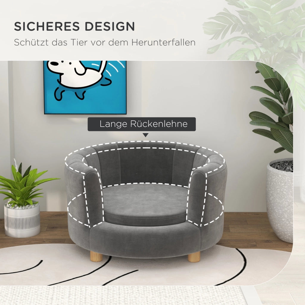 Letto per Cani e Gatti ¨C Minimal ¨C Grigio Legno