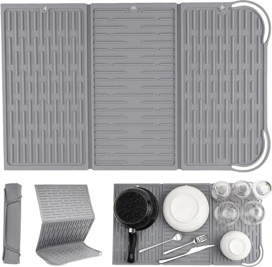 Matrice antislip ripiegabile - Piastra di assorbimento con design termoresistente - 60 x 33 cm