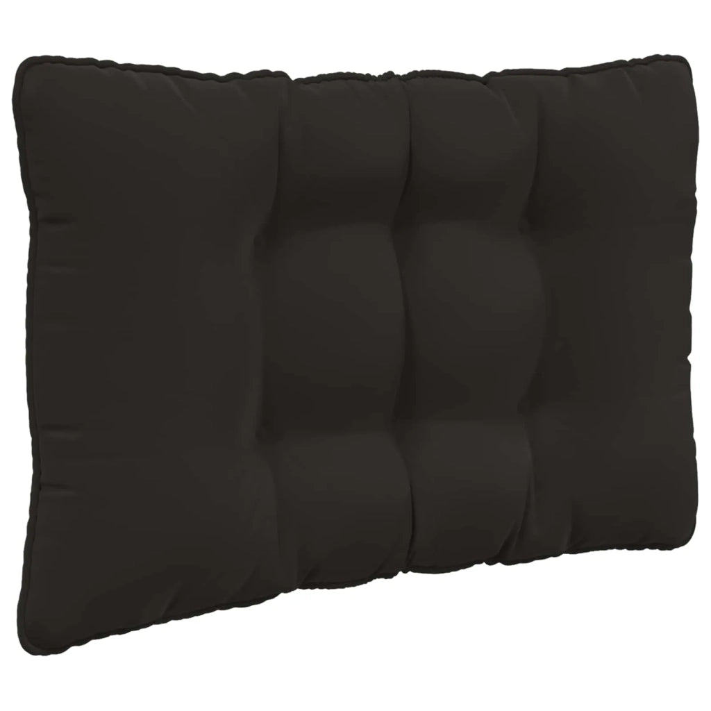 Cuscino per divano da esterno 3 pcs Nero Poliestere