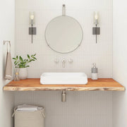 Piano Bagno 140x60x2,5 cm Rettangolare Legno Massello di Acacia 370265