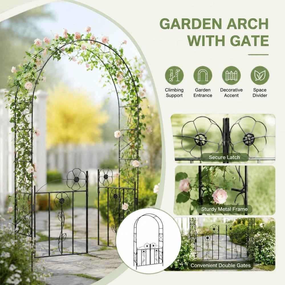 Garden Gate, Rose Arch, Trellis, Rose Column, Espalier, Pergola