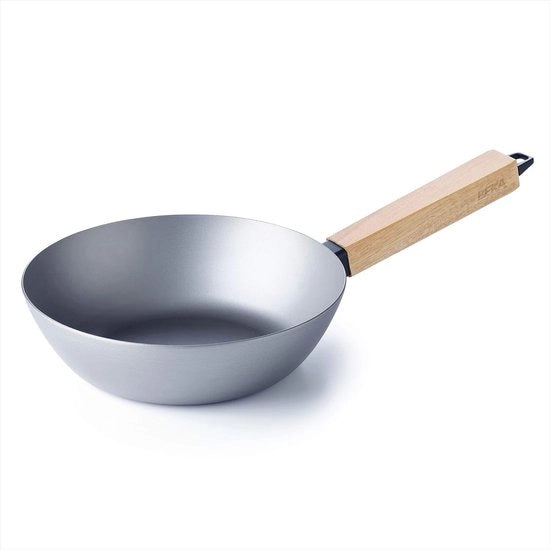 Wok per Cucinare Perfetta - Multifunzionale - 1 pezzo - Nero - Acciaio