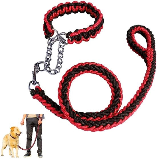 Cinturone per cani in nylon resistentente a trazione - 1,3m - per cani di peso 4-50kg