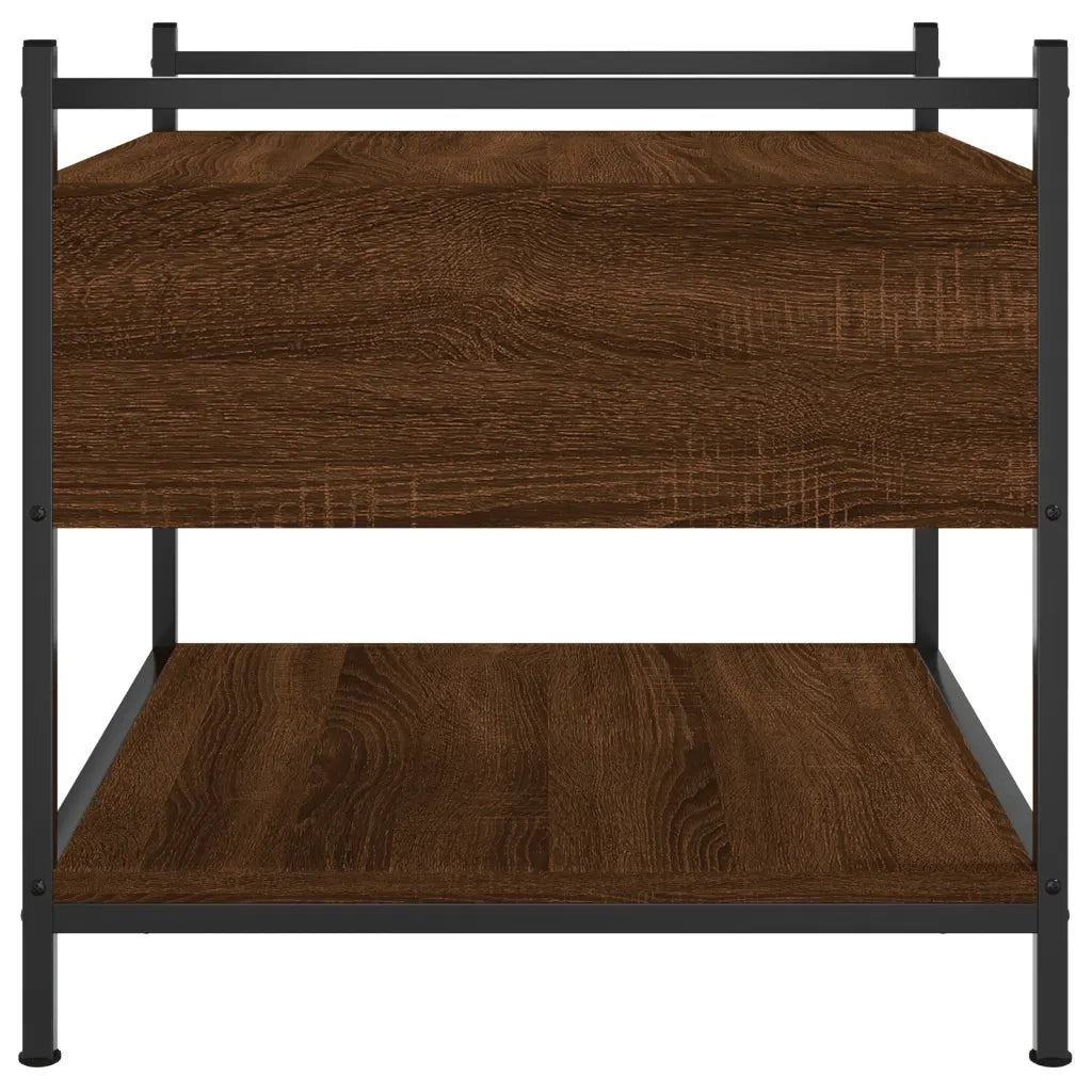Tavolino da salotto | Tavolino da caff¨¨ | Tavolino da Soggiorno Rovere Marrone 50x50x50cm Legno Multistrato