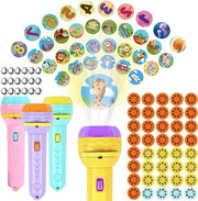 Proiettore per bambini con 80 stampe - Animali Frutta Numeri - Modellino realistico regalo per ragazzi e ragazze 2-8 anni.