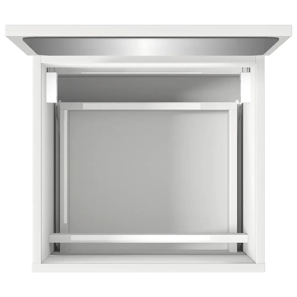 Mobile da Bagno con Specchio Bianco in Legno Multistrato