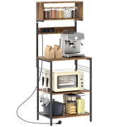 Mobile per cucina ¨C Zephmum ¨C Marrone, Acciaio, 60x42x153 cm