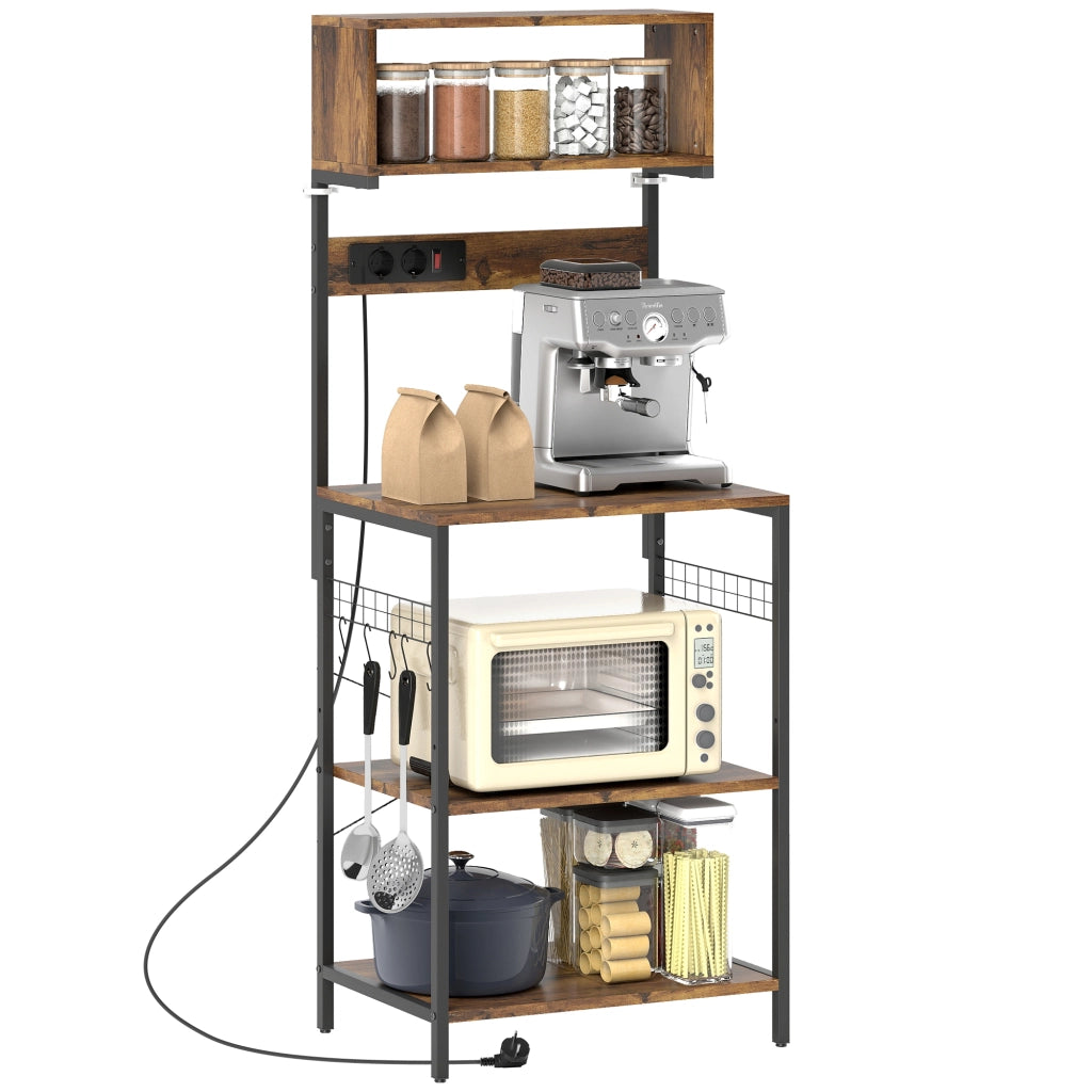 Mobile per cucina ¨C Zephmum ¨C Marrone, Acciaio, 60x42x153 cm