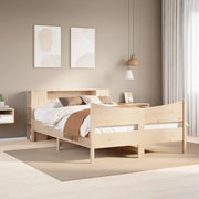 Letto senza Materasso 140x190 cm in Legno Massello di Pino 3323305
