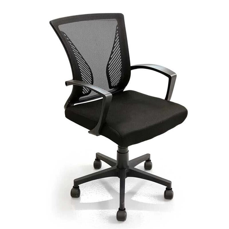 BRASILIA POLTRONA DA UFFICIO IN TESSUTO 57 X 65 X 91 X 101 CM COLORE NERO