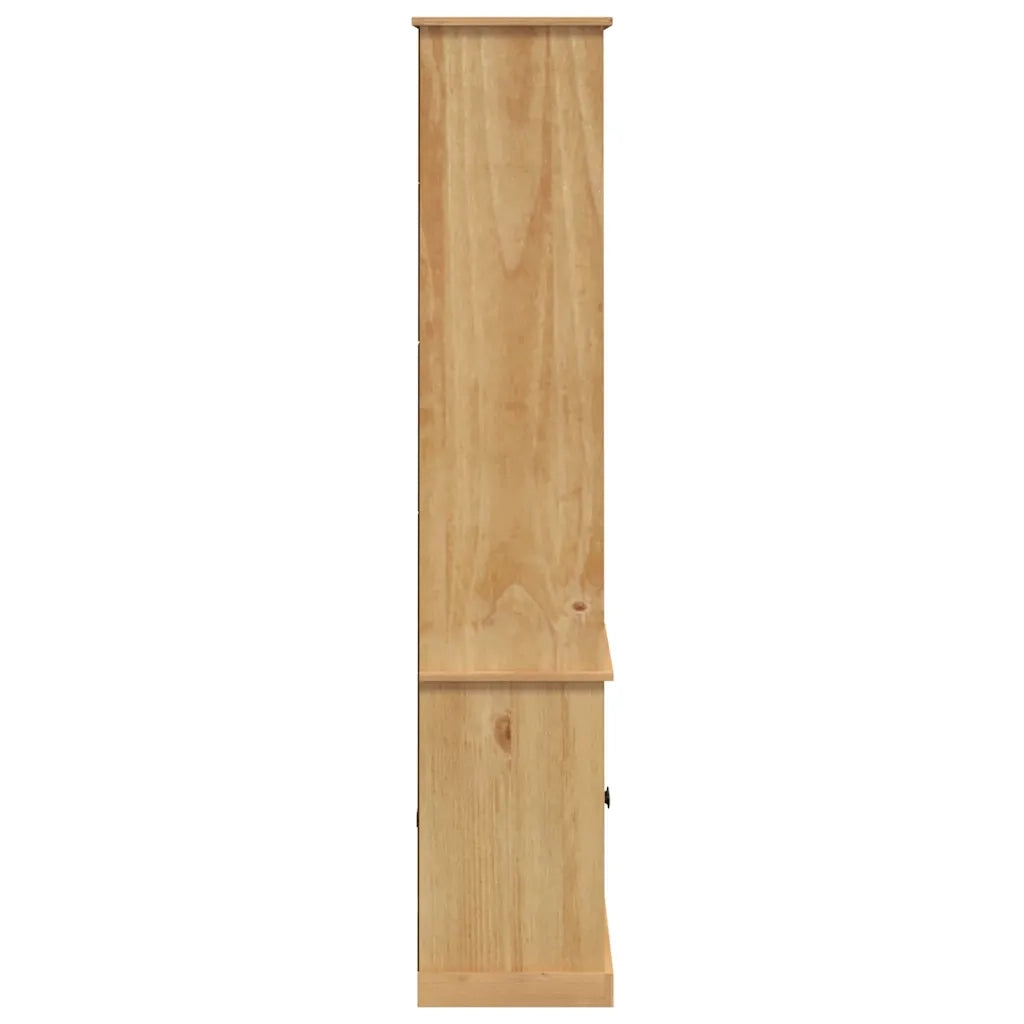 Libreria VIGO 85x35x170 cm in Legno Massello di Pino 353196