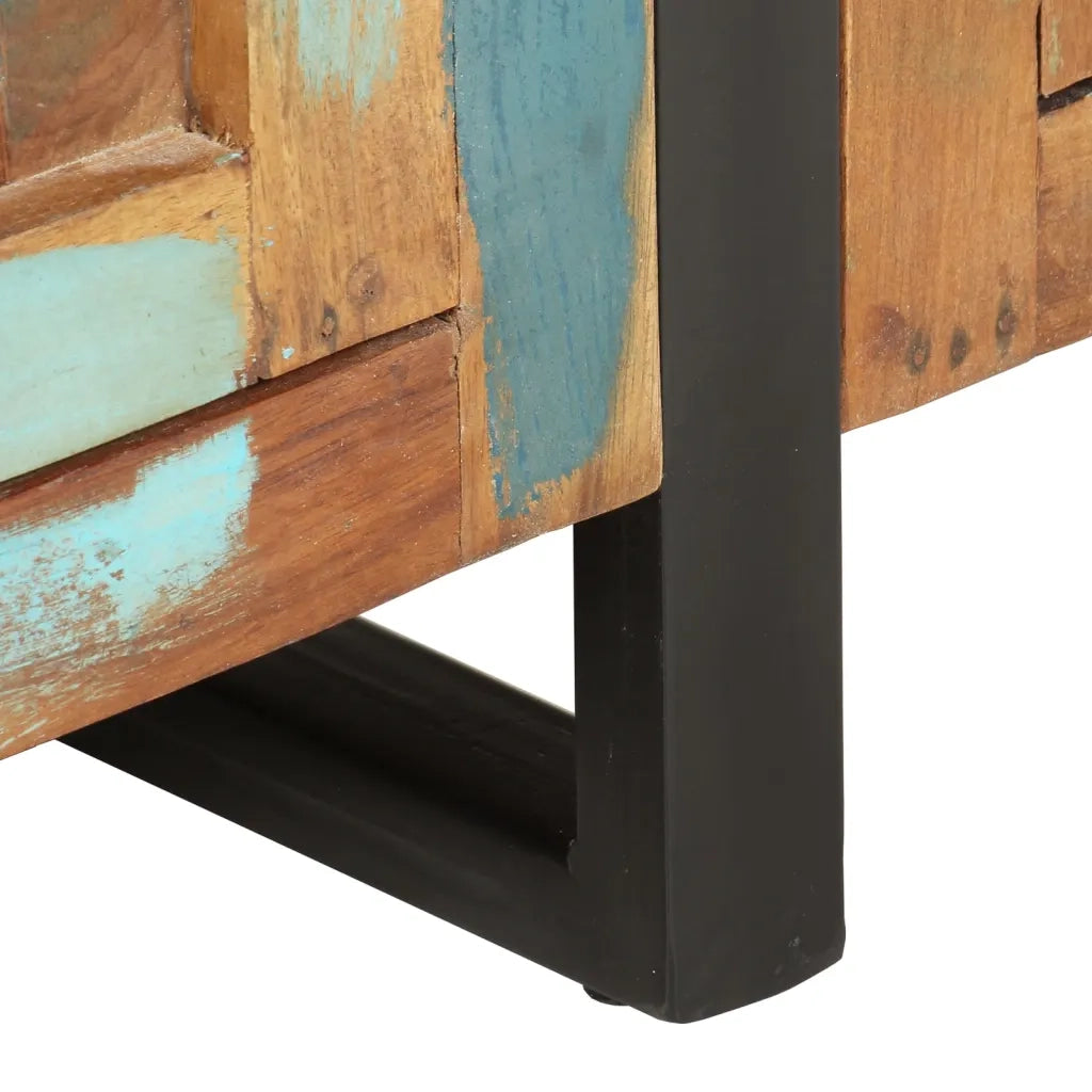 Credenza 172x35x80 cm in Legno Massello di Recupero cod mxl 70699