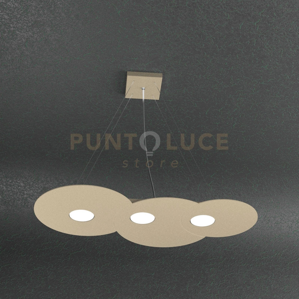 CLOUD SOSPENSIONE 3 LUCI SABBIA 1128-S3 R-SA
